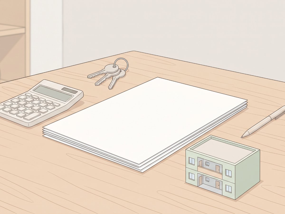 電卓と鍵と申告書